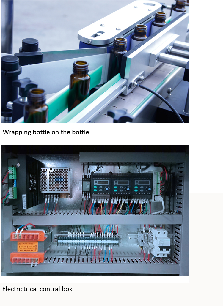 Aŭtomata ronda botelo envolvilo