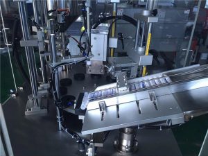 Ultrasona Sealing Kosmetika Tuba Pleniga Maŝino