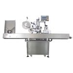 dorlotbotelo vial-etikedmaŝino facile funkcianta