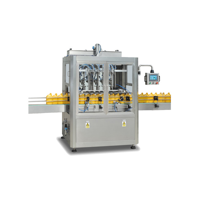 Aŭtomata kruĉa pleniga pleniga maŝino / 5-galonoj de lavado de ĉapo